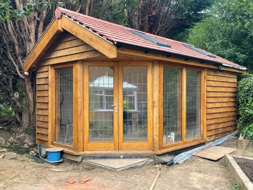 Traditional garden room construction Manchester